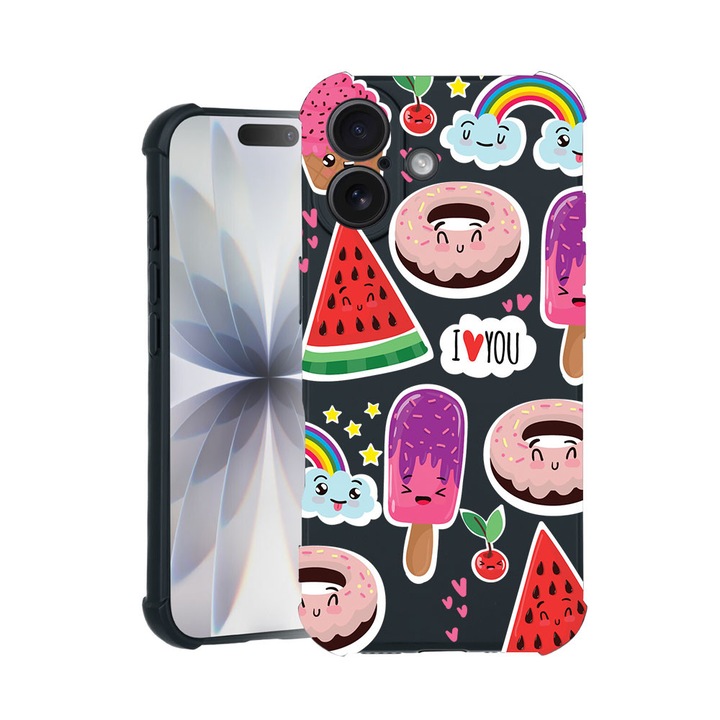 BestCase® Husa TPU Pro Shock Compatibila cu Apple iPhone 14 Pro Max, cu Design Summer Feeling, colturi intarite, 3100030 ASB 87