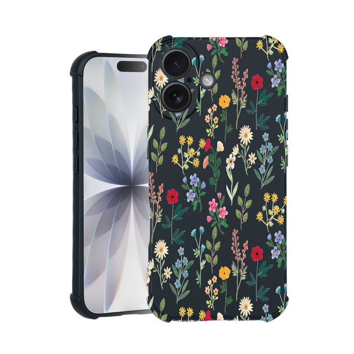 BestCase® Husa TPU Pro Shock Compatibila cu Apple iPhone 14 Pro Max, cu Design Spring Flowers, colturi intarite, 3100030 ASB 635