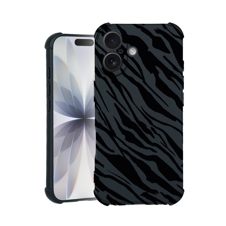 BestCase® Husa TPU Pro Shock Compatibila cu Apple iPhone 14 Pro Max, cu Design Zebra Pattern, colturi intarite, 3100030 ASB 1059