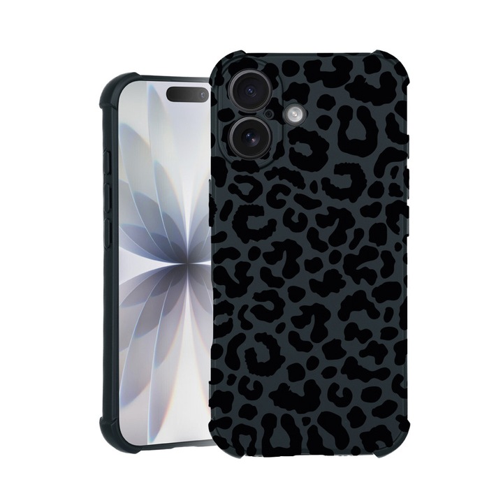 BestCase® Husa TPU Pro Shock Compatibila cu Apple iPhone 14 Pro Max, cu Design Leopard, colturi intarite, 3100030 ASB 1057