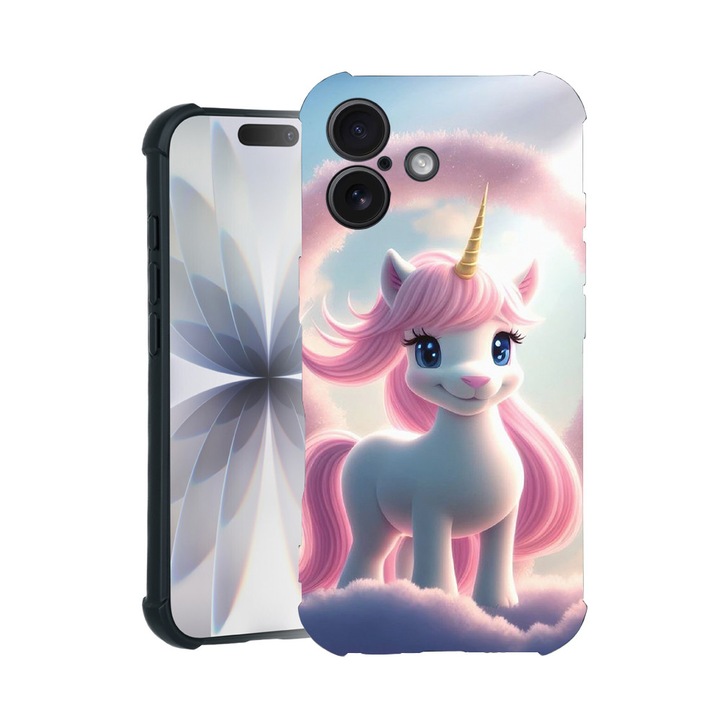 BestCase® Husa TPU Pro Shock Compatibila cu Apple iPhone 14 Pro, cu Design Magical Pattern, colturi intarite, 3100029 ASB 1214