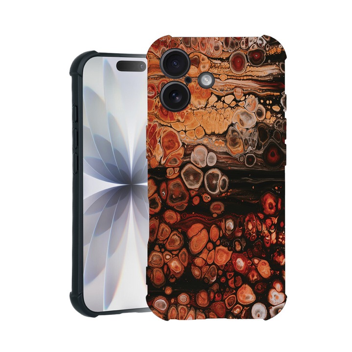 BestCase® Husa TPU Pro Shock Compatibila cu Apple iPhone 14 Pro Max, cu Design Wood Pattern, colturi intarite, 3100030 ASB 895