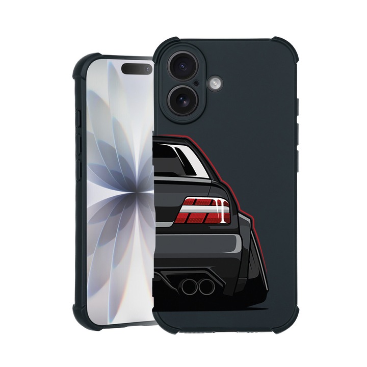 BestCase® Husa TPU Pro Shock Compatibila cu Apple iPhone 14 Pro, cu Design Sexy Tail Light E36, colturi intarite, 3100029 ASB 1447