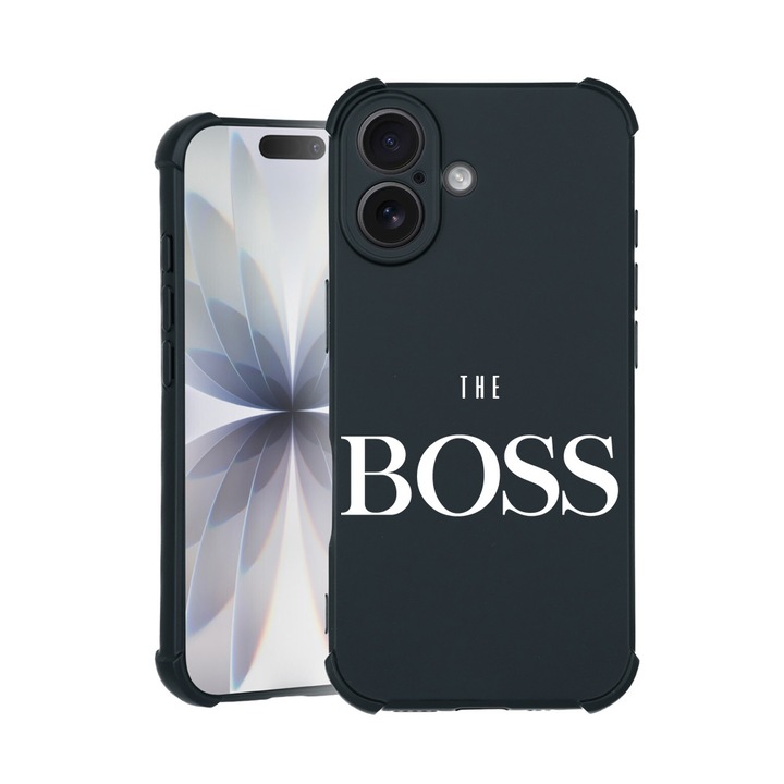BestCase® Husa TPU Pro Shock Compatibila cu Apple iPhone 14 Pro Max, cu Design The Boss, colturi intarite, 3100030 ASB 1612