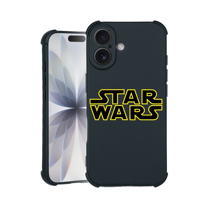 BestCase® Husa TPU Pro Shock Compatibila cu Apple iPhone 14 Pro Max, cu Design Star Wars, colturi intarite, 3100030 ASB 1634
