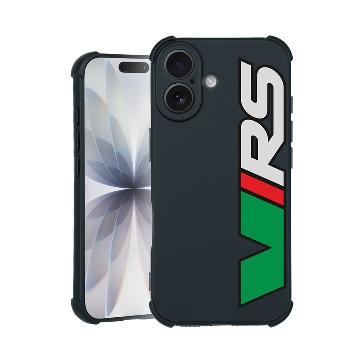 BestCase® Husa TPU Pro Shock Compatibila cu Apple iPhone 14 Pro, cu Design Skoda VRS, colturi intarite, 3100029 ASB 1718