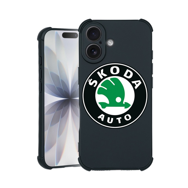 BestCase® Husa TPU Pro Shock Compatibila cu Apple iPhone 14 Pro, cu Design Skoda Classic, colturi intarite, 3100029 ASB 1716