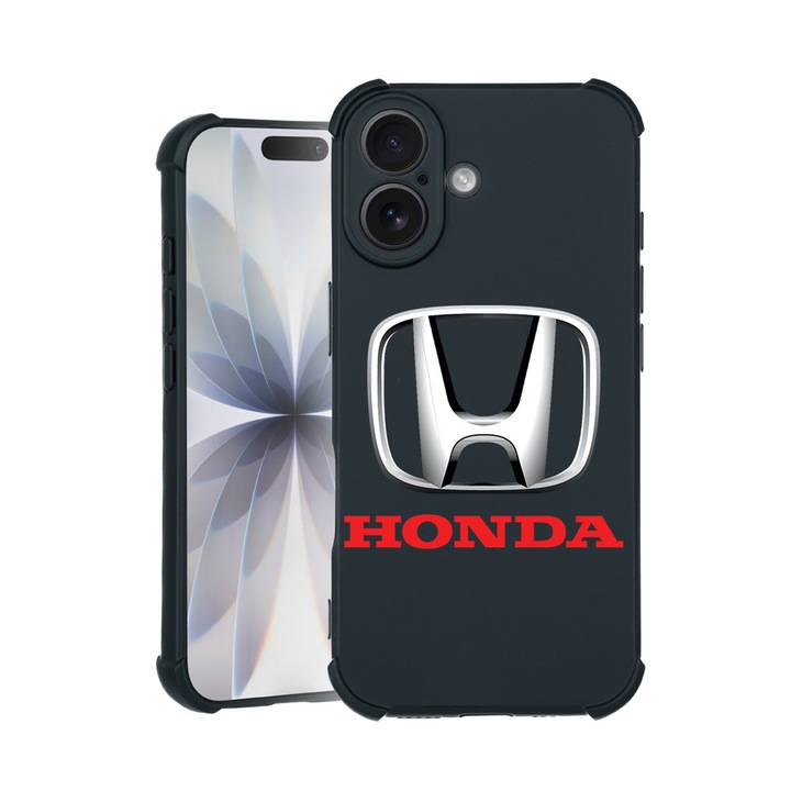 BestCase® Husa TPU Pro Shock Compatibila cu Apple iPhone 15 Pro, cu Design Honda, colturi intarite, 3100032 ASB 1743