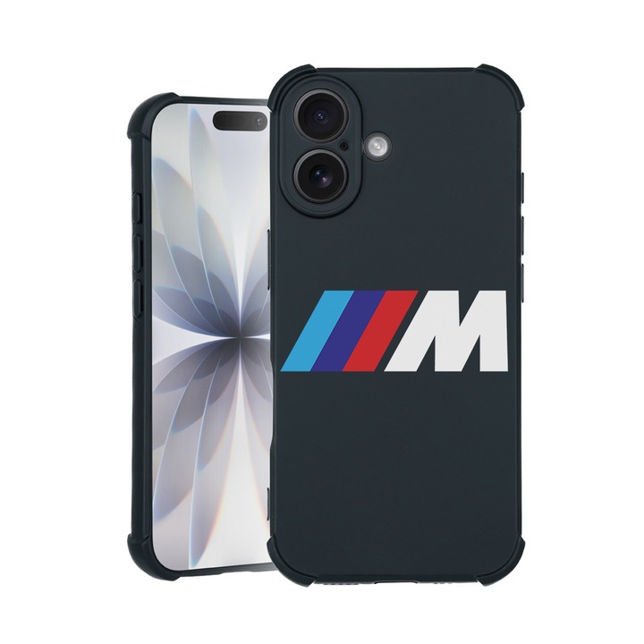 BestCase® Husa TPU Pro Shock Compatibila cu Apple iPhone 14 Pro, cu Design BMW M Power, colturi intarite, 3100029 ASB 1752