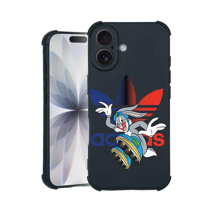 BestCase® Husa TPU Pro Shock Compatibila cu Apple iPhone 14 Pro, cu Design Mad Bugs Bunny, colturi intarite, 3100029 ASB 1836