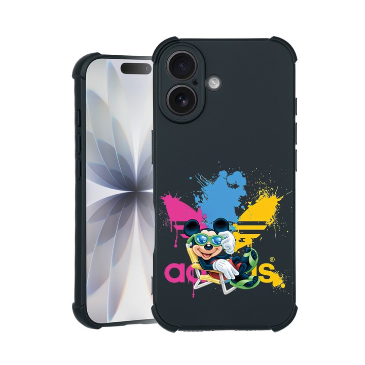 BestCase® Husa TPU Pro Shock Compatibila cu Apple iPhone 14 Pro, cu Design Mouse Life, colturi intarite, 3100029 ASB 1838