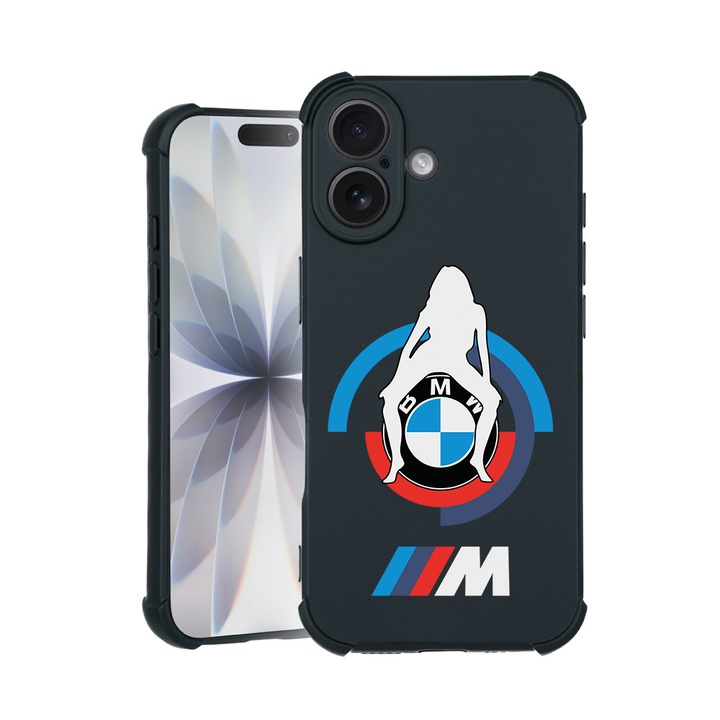 BestCase® Husa TPU Pro Shock Compatibila cu Apple iPhone 14 Pro Max, cu Design BMW M Power, colturi intarite, 3100030 ASB 1843
