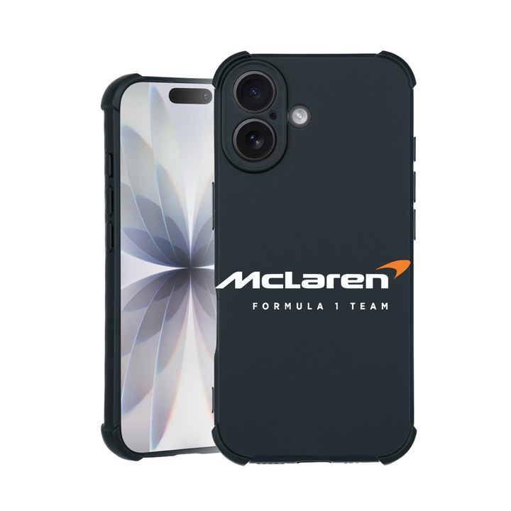 BestCase® TPU Pro Shock Калъф, съвместим с Apple iPhone 15 Pro Max, с дизайн McLaren, подсилени ъгли, 3100033 ASB 1876