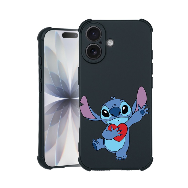 BestCase® Husa TPU Pro Shock Compatibila cu Apple iPhone 14 Pro, cu Design Love Stitch, colturi intarite, 3100029 ASB 1889