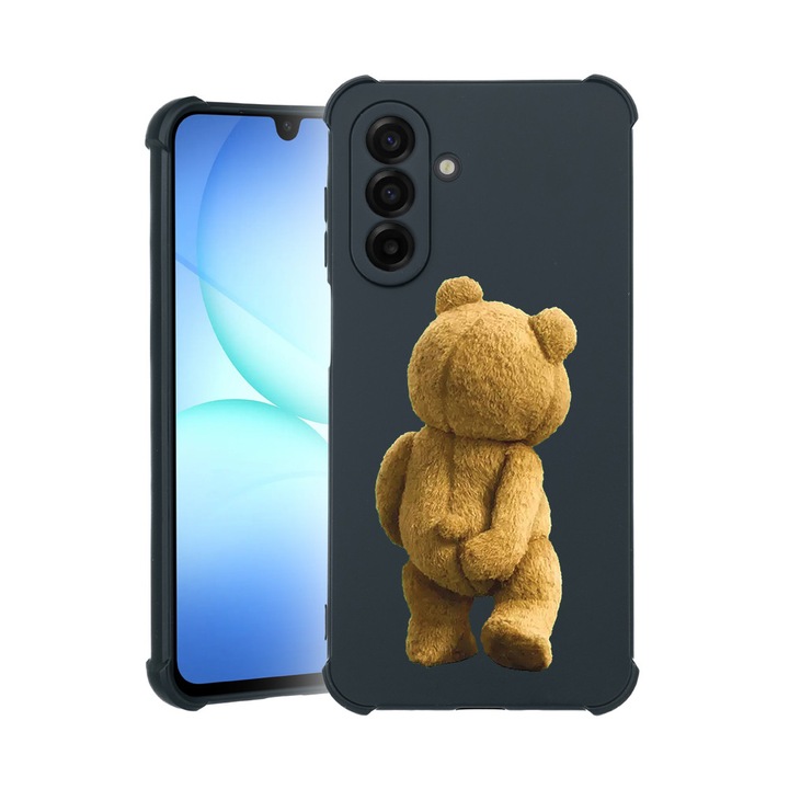 BestCase® TPU Pro Shock Калъф, съвместим със Samsung Galaxy A36 5G, с дизайн Teddy Bear Hidden Shot, подсилени ъгли, 3100023 ASB 1441