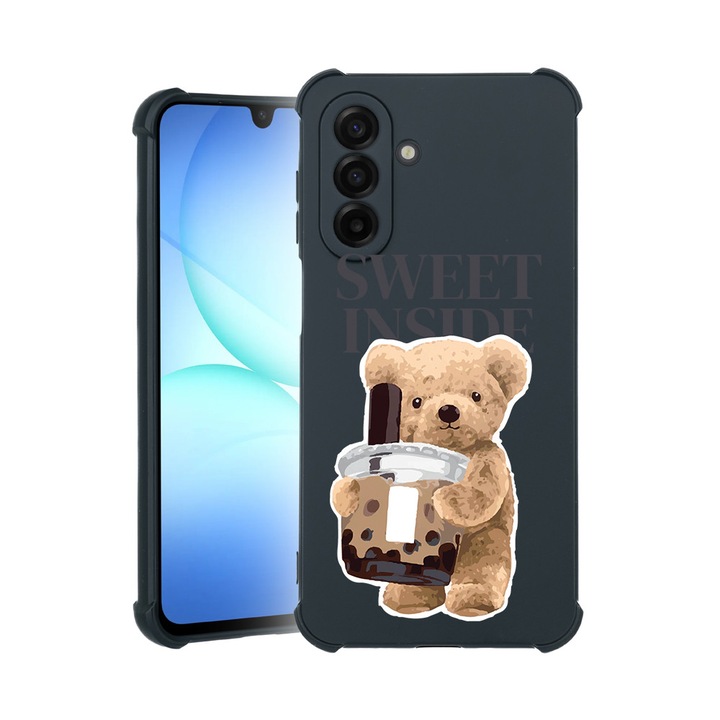 BestCase® Husa TPU Pro Shock Compatibila cu Samsung Galaxy A36 5G, cu Design Teddy Bear Sweet Inside, colturi intarite, 3100023 ASB 1461