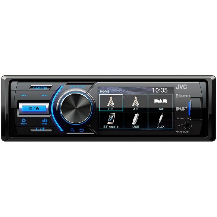 Radio auto JVC KD-X561DBT, 297522, Bluetooth, USB, 1 unitate
