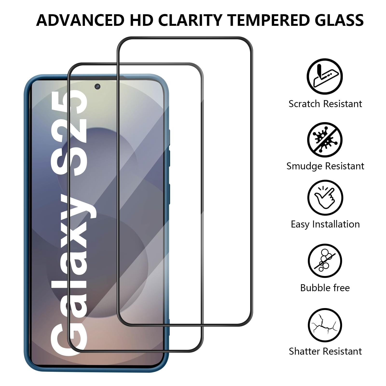 Husa pentru Samsung Galaxy S25 Ultra, din silicon lichid pentru, o prindere confortabila, LIXR-04EN®, Albastru safir