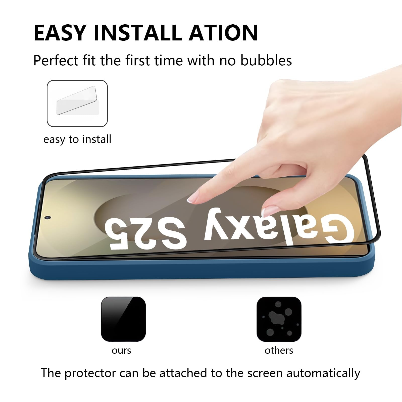 Husa pentru Samsung Galaxy S25 Ultra, din silicon lichid pentru, o prindere confortabila, LIXR-04EN®, Albastru safir