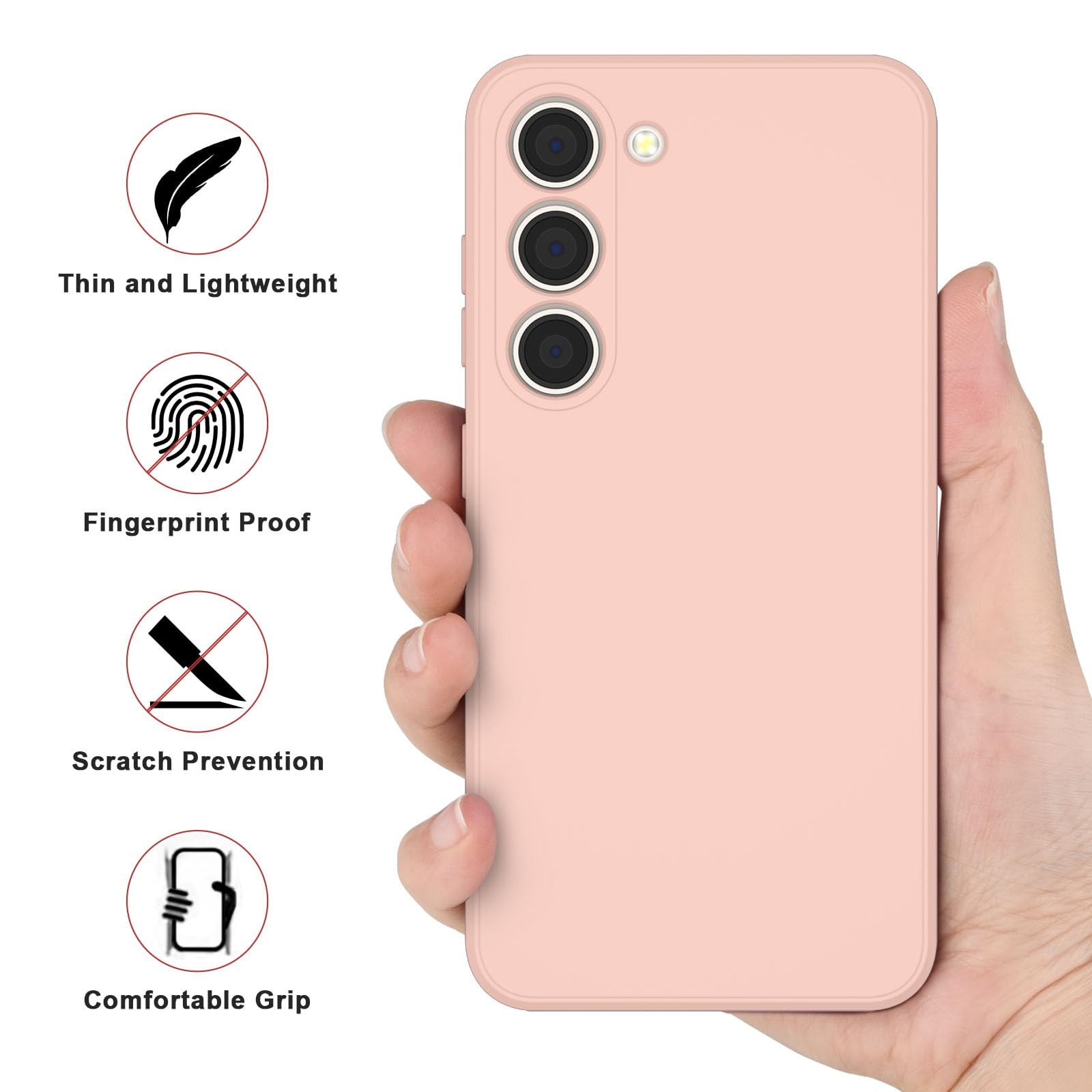 Husa pentru Samsung Galaxy S25 Ultra, Roz, moale, din silicon, gel, cauciuc, subtire, rezistenta la socuri, pentru Samsung Galaxy S25 Ultra, LIXR-03EN®