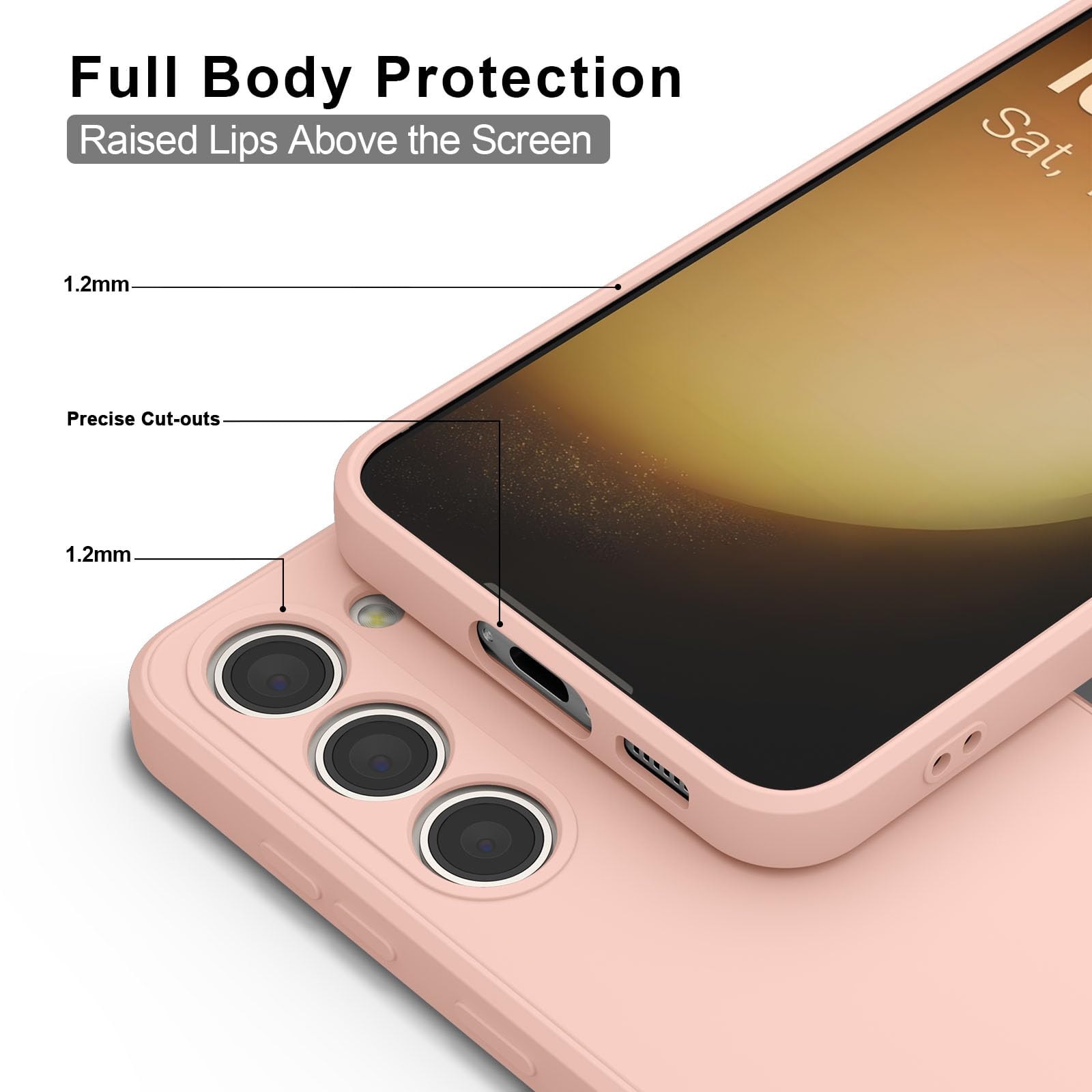 Husa pentru Samsung Galaxy S25 Ultra, Roz, moale, din silicon, gel, cauciuc, subtire, rezistenta la socuri, pentru Samsung Galaxy S25 Ultra, LIXR-03EN®