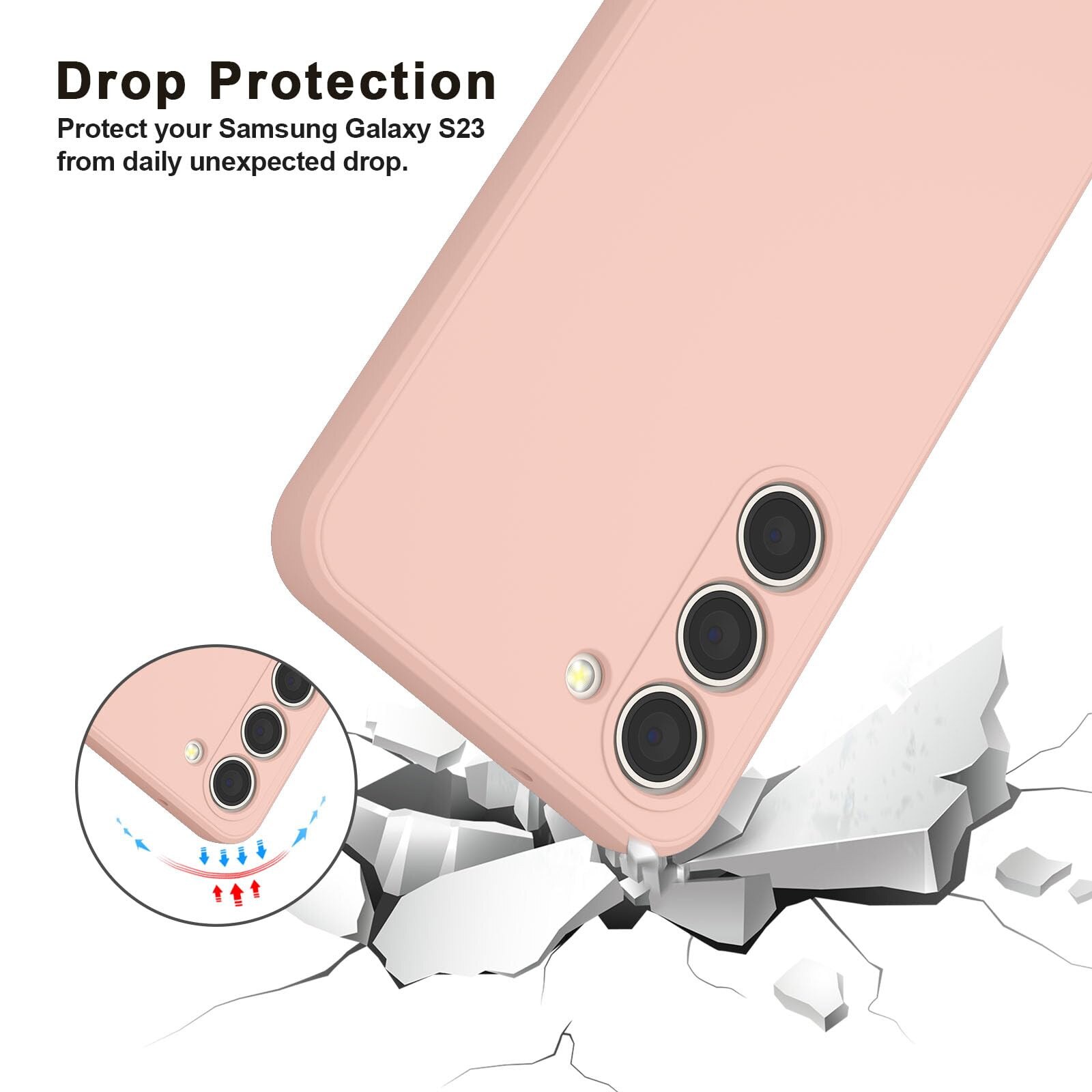 Husa pentru Samsung Galaxy S25 Ultra, Roz, moale, din silicon, gel, cauciuc, subtire, rezistenta la socuri, pentru Samsung Galaxy S25 Ultra, LIXR-03EN®