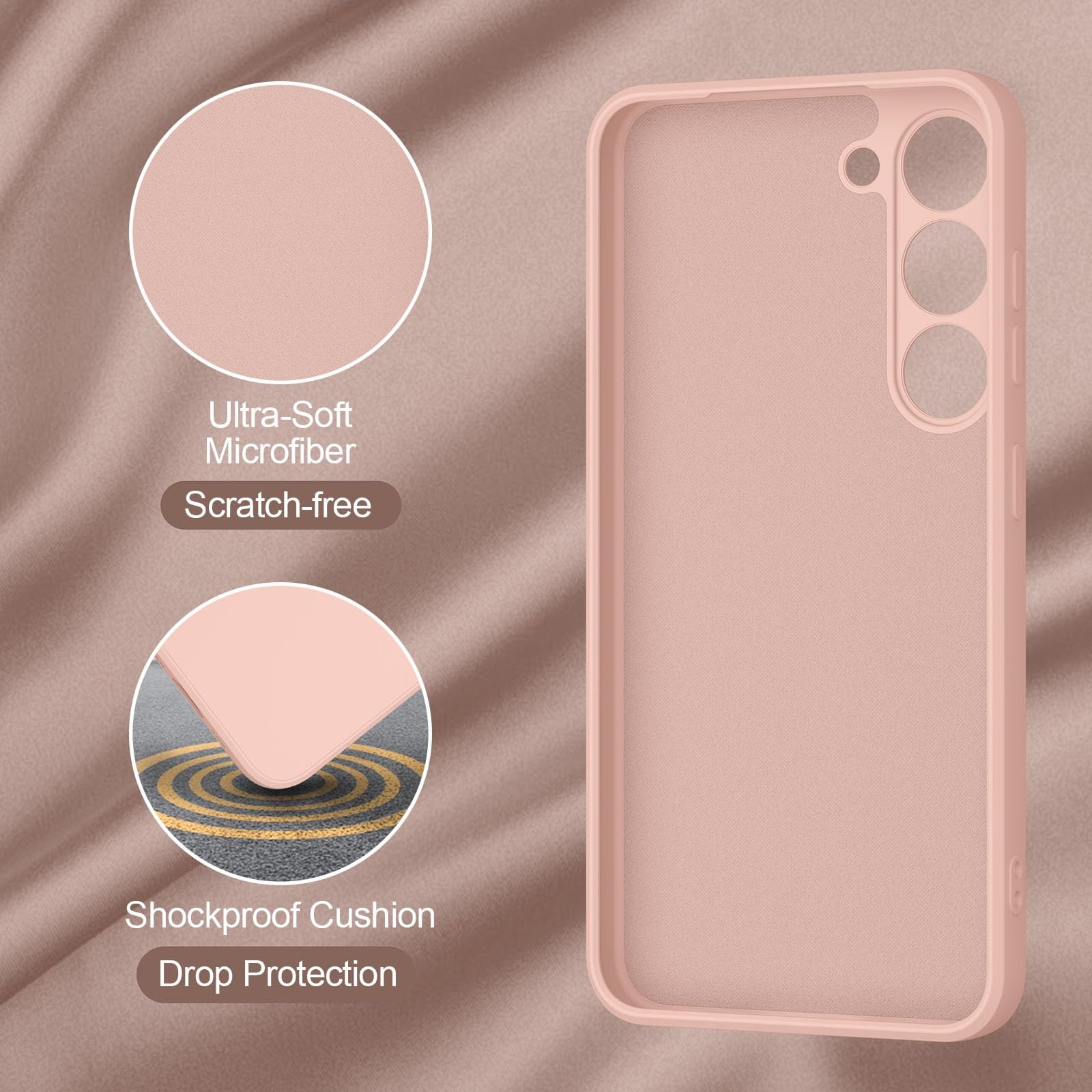 Husa pentru Samsung Galaxy S25 Ultra, Roz, moale, din silicon, gel, cauciuc, subtire, rezistenta la socuri, pentru Samsung Galaxy S25 Ultra, LIXR-03EN®