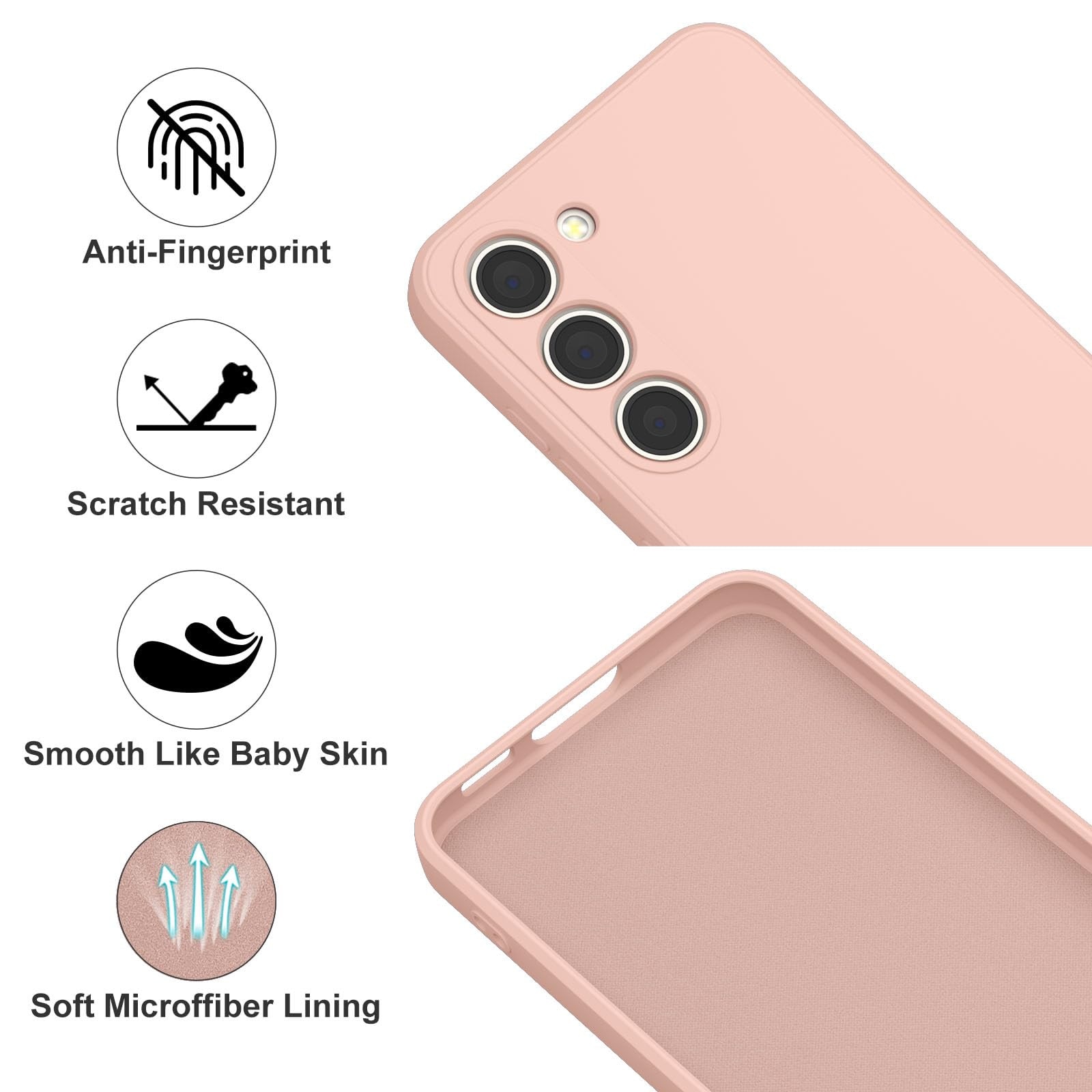 Husa pentru Samsung Galaxy S25 Ultra, Roz, moale, din silicon, gel, cauciuc, subtire, rezistenta la socuri, pentru Samsung Galaxy S25 Ultra, LIXR-03EN®