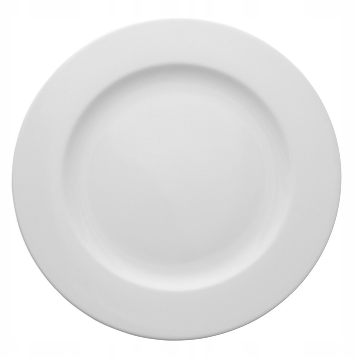 Lubiana Roma Alb tányér 26 cm, Porcelán