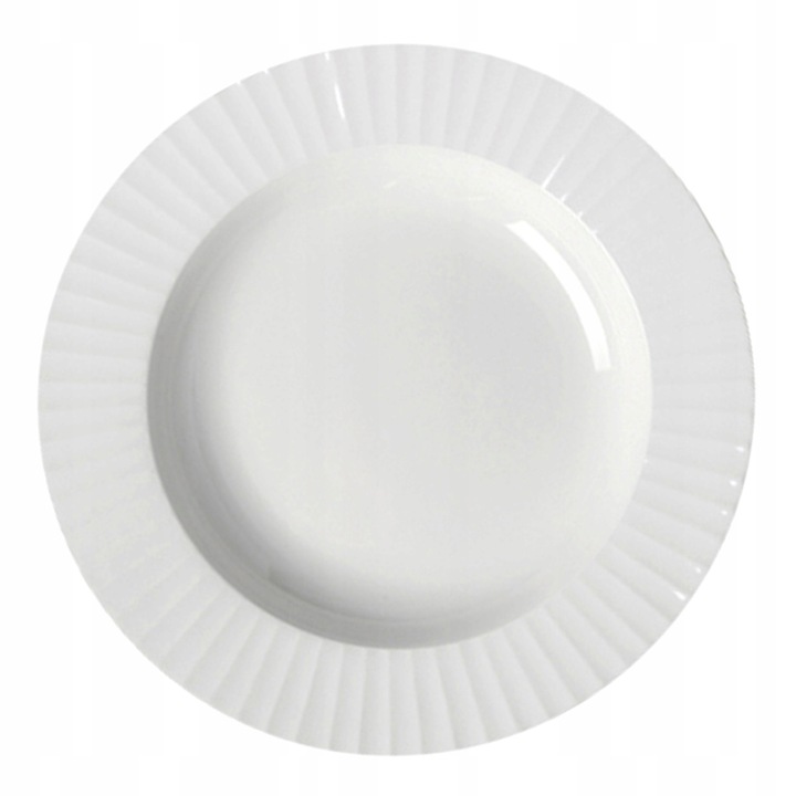 Mélytányér Mitropolie 26 cm Fehér Porcelán Rak