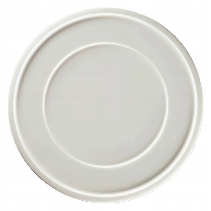 Rakstone fehér tányér 32 cm-es, porcelán, Rezident