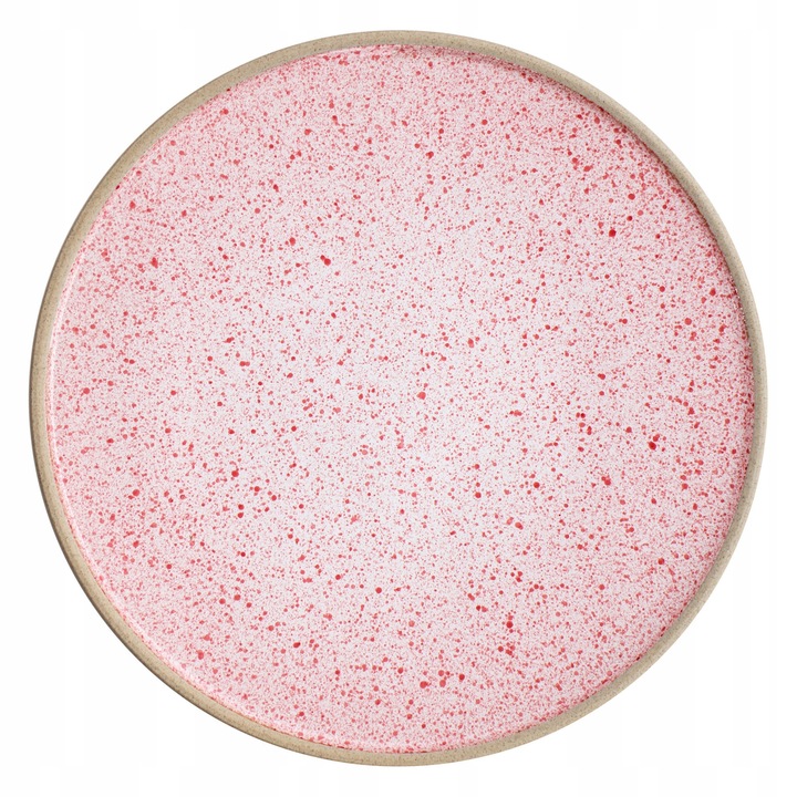 SWEET Verlo 25,5 cm lapostányér, rózsaszín porcelán