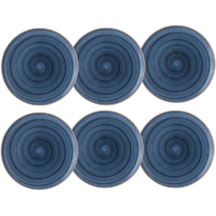 Bonna Dusk 6 darabos porcelán tányér készlet 19cm