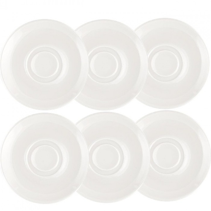 Bonna Gourmet 6 darabos porcelán csészealj készlet, 19cm