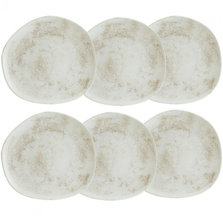 Bonna Nacrous Matt Szett 6 darabos porcelántányér, 29cm