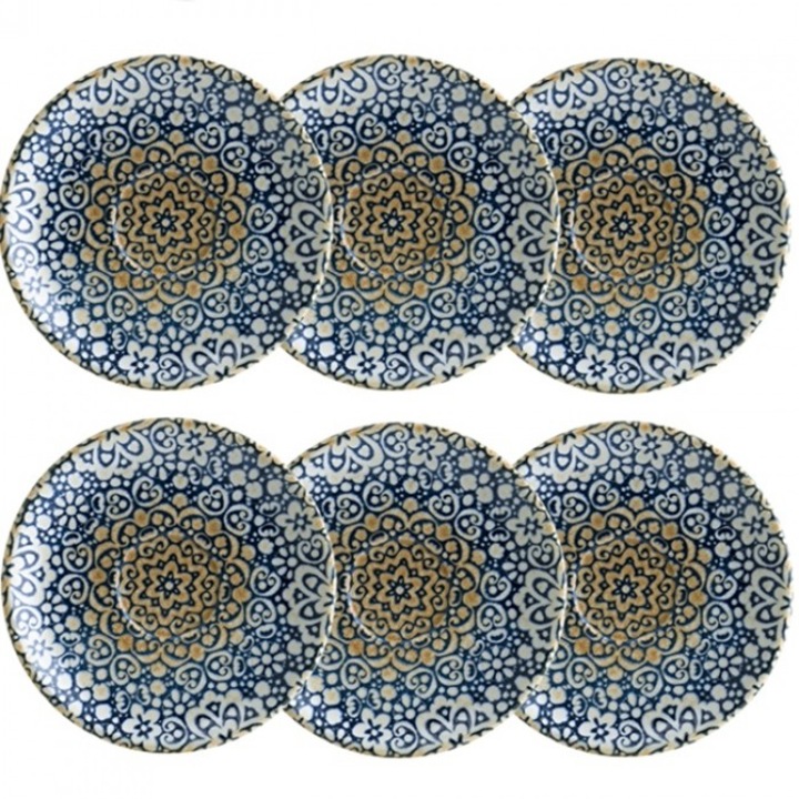 Bonna Alhambra 6 darabos porcelán pohártartó készlet, 12 cm