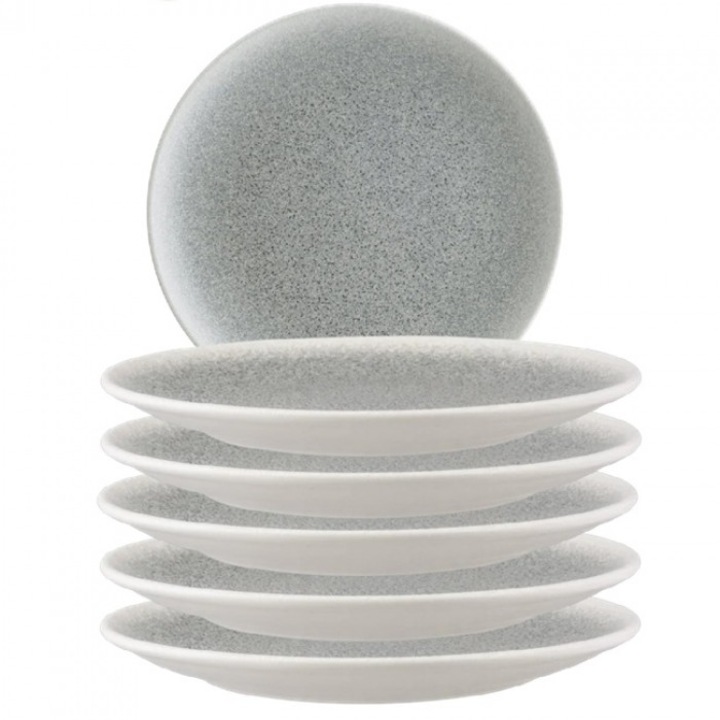 Bonna Luca Ocean 6 darabos porcelán tányér készlet, 25cm