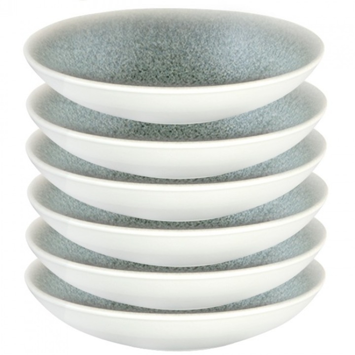 Bonna Luca Ocean 6 darabos porcelán mélytányér készlet, 25cm, 1300ml