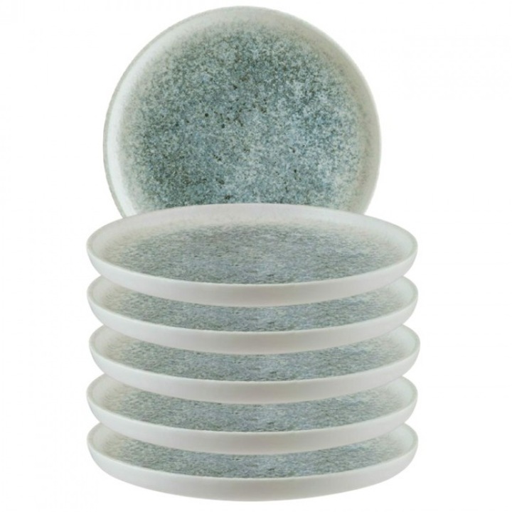 Bonna Ocean Blue 6 darabos porcelán tányér készlet, 28cm