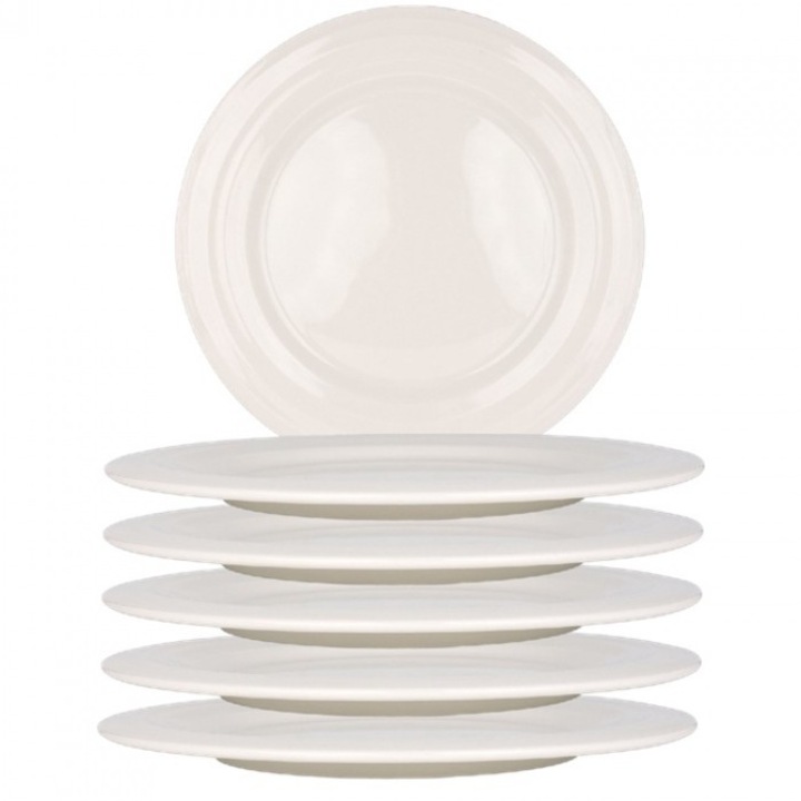 Set 6 farfurii 32cm Bonna Halo din portelan