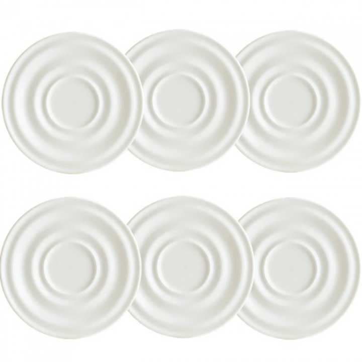 Bonna Kaff Tányérkészlet, 17cm, 6 darabos, porcelán