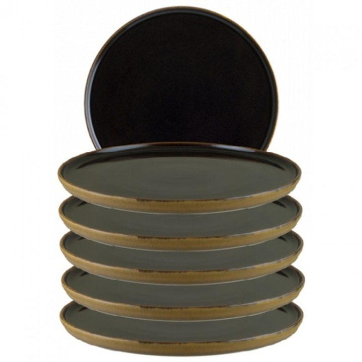 Bonna Sphire Soil 6 darabos porcelán tányér készlet, 28cm