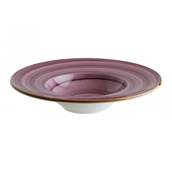 BONNA BLACK BERRY Porcelán tészta mélytányér, D28cm, 400ml, portelan, mályvaszínű (ABB BNC 28CK)