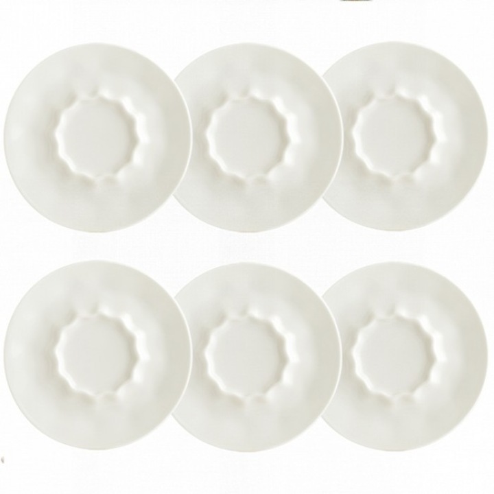 BONNA RAW 6 darabos tányérkészlet, 12 cm, porcelán