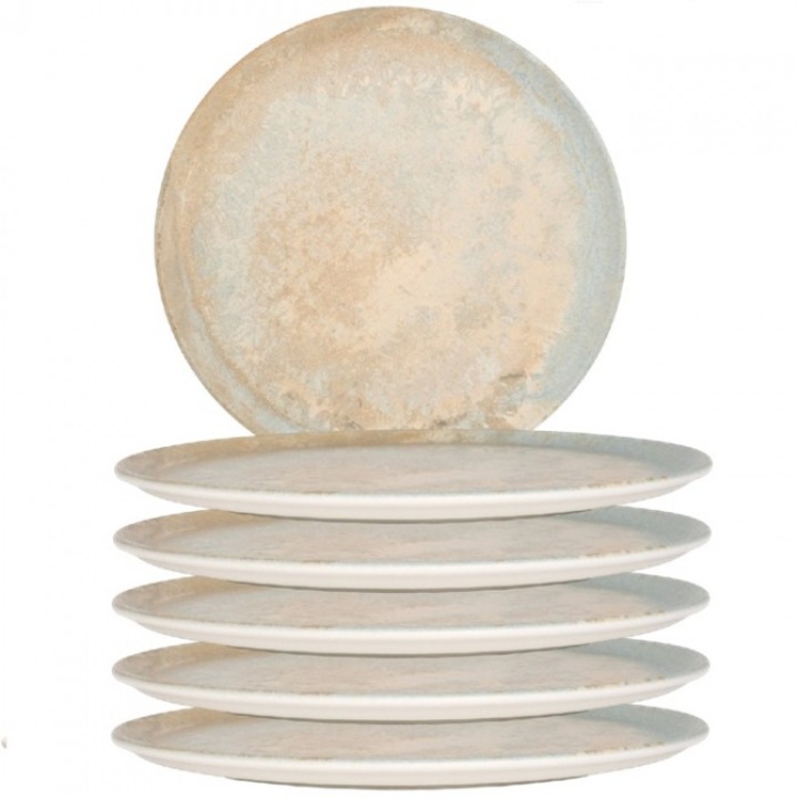 Bonna Luz 6 darabos porcelán pizzatányér készlet, 32 cm