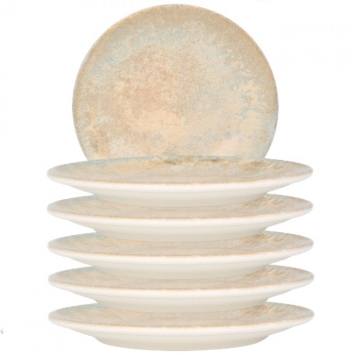 Bonna Luz 6 darabos porcelán tányér készlet, 27cm