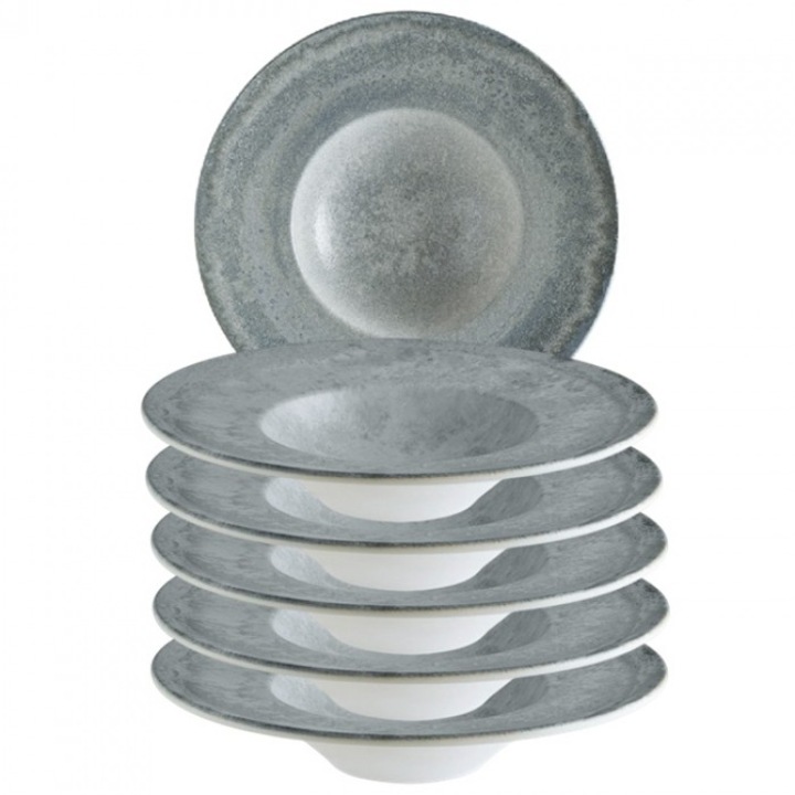 Bonna Omnia Mély porcelán tányér tésztához, porcelán, 6 darab 28cm, 400ml