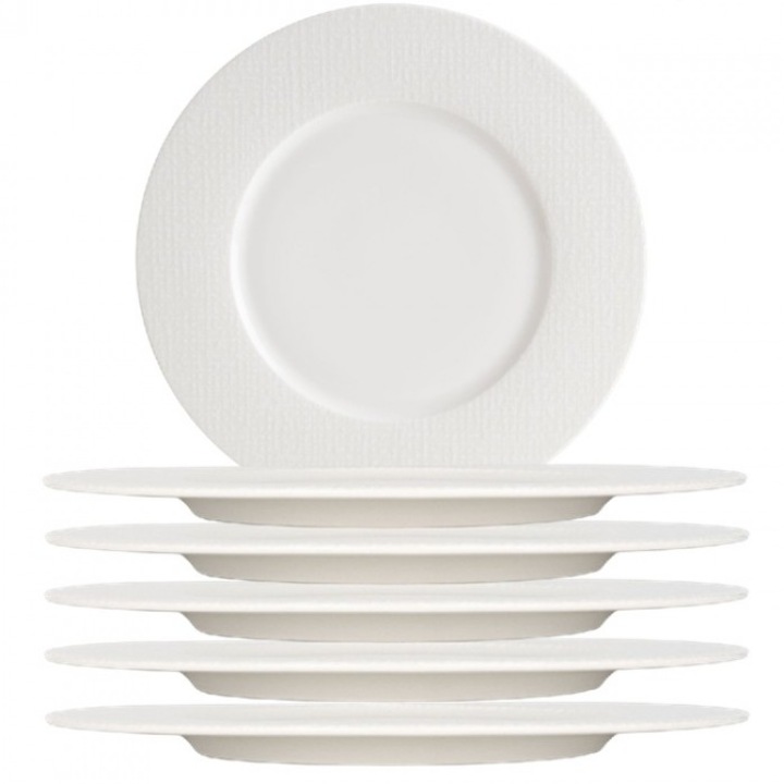 BONNA PATCH 6 darabos porcelán tányér készlet, 24cm