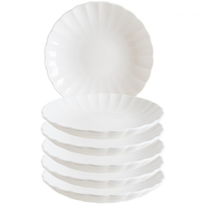 BONNA EAST 6 darabos porcelán mélytányér készlet, 16cm