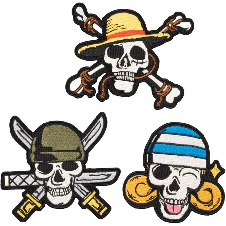 Set of 3 Patches Netflix One Piece
